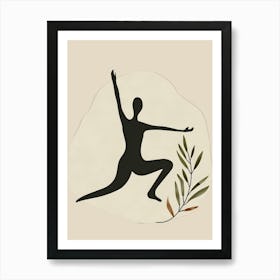 Yoga Pose 2 Art Print