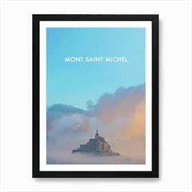 Simply Mont Saint Michel Art Print