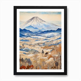 Fuji Hakone Izu National Park Japan 6 Art Print