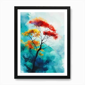 Tree In The Sky Art Print