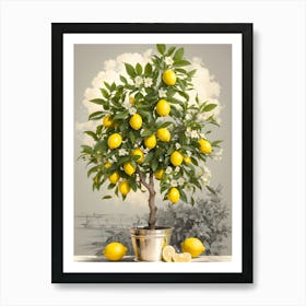 Lemon Tree Art Print