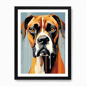 Boxer Dog 6 Art Print