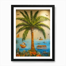 Palm Tree-Sunshine Delights Art Print