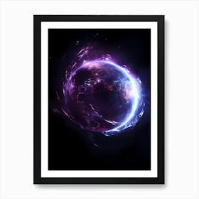 Space Planet Art Print