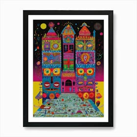 House Of Psychedelia Art Print