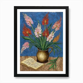 Flowers In A Vase 8 Art Print