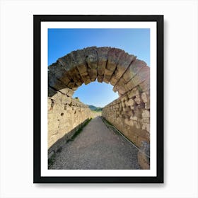 Archway To The Stadium in Olympia Art Print