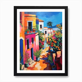 Byblos Lebanon 1 Fauvist Painting Art Print