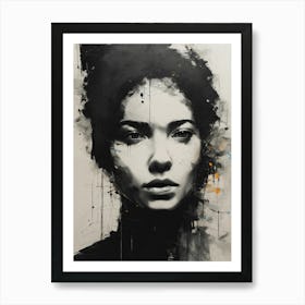 Portrait Of A Woman 9 Art Print