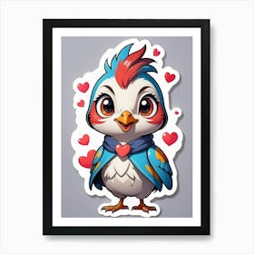 Bird Of Love Art Print