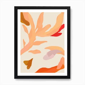 Abstract Desert Botanicals Art Print