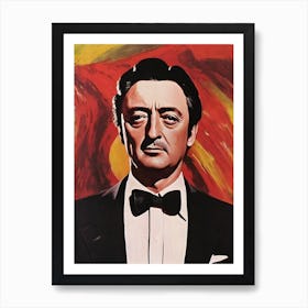 Robert Mitchum Illustration Movies Art Print