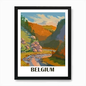 Beautiful Nature Of Belgium Art Print