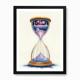 Hourglass Art Print