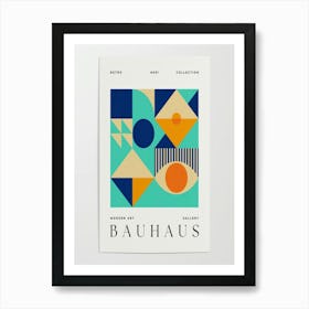 Bauhaus geometric Poster 1 Art Print