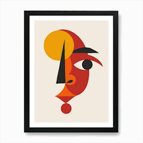 Face Of A Man 8 Art Print