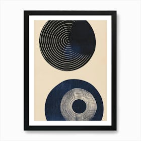 'Circles' 5 Art Print