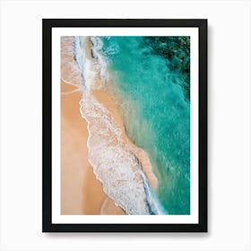 Aerial View Of A Beach 92 Art Print