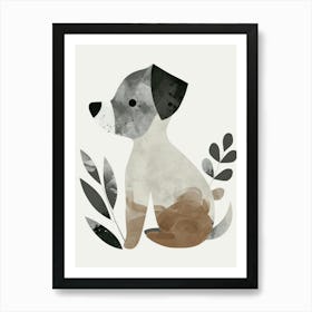 Charming Nursery Kids Animals Puppy 7 Art Print