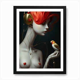 Bird Of Love 2 Art Print