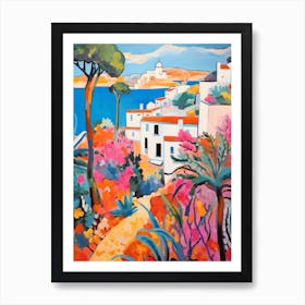 Ibiza Spain 5 Fauvist Painting Art Print