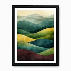 Abstract Landscape Painting 19 Art Print
