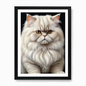 Persian Cat Pet Lover Art Print