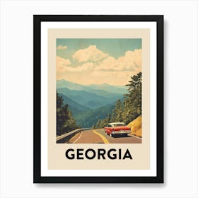 Georgia Vintage Travel Poster Art Print