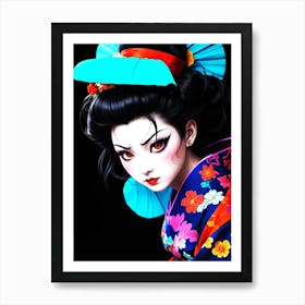 Japan Geisha Visual 34 Art Print