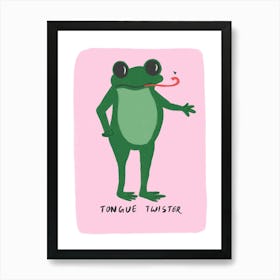 Frog Kids Art Print