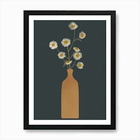 Default Daisy Flowers Vase Living Room Colorful 2 Upscayl 4x Realesrgan X4plus Anime Art Print