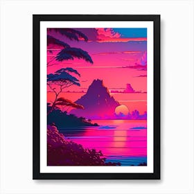 Camiguin Island Sunset Dreamy Landscape 2 Art Print