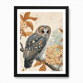 Australian Masked Owl Painting 5 Art Print