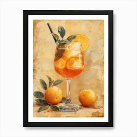 Aperol Spritz Art Print 448 Art Print