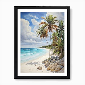 Beach Scene 9 Art Print