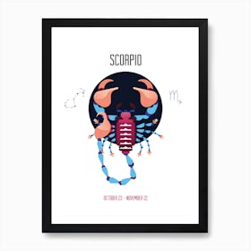 Scorpio Art Print