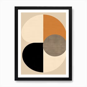 Whimsical Bauhaus Whirlwind Art Print