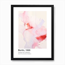 World Tour Exhibition, Abstract Art, Berlin, 1960 8 Art Print