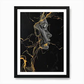 Abstract Of A Woman 46 Art Print