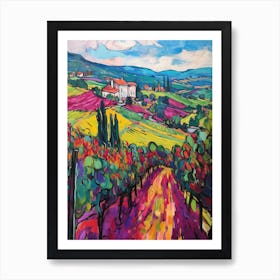 Chianti Italy 1 Fauvist Painting Art Print