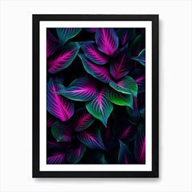 Colourful Leaves 2 Art Print