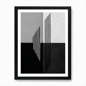 Black And White Art Print