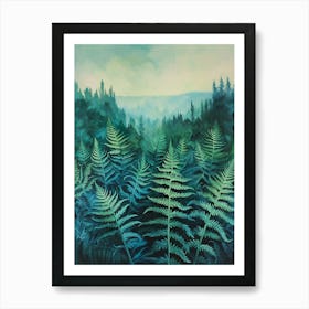 Sword Fern Painting 3 Art Print