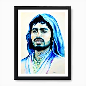 Mohammad Amir Naji In Children Of Heaven Watercolor Art Print