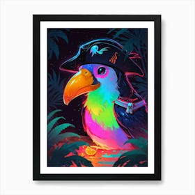 Pirate Bird 1 Art Print