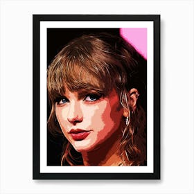 Taylor Swift Painting Art Print