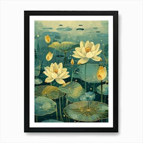 Water Lilies 19 Art Print