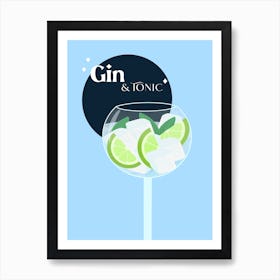 Gin And Tonic Art Print
