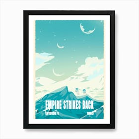 Empire Strikes Back Art Print