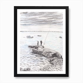 The Sound Of Wave Art Print